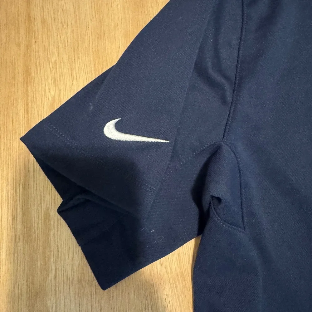 Nike Dri-FIT Dallas Cowboys NFL Polo Shirt Mens Size XL Navy Blue Short Sleeve